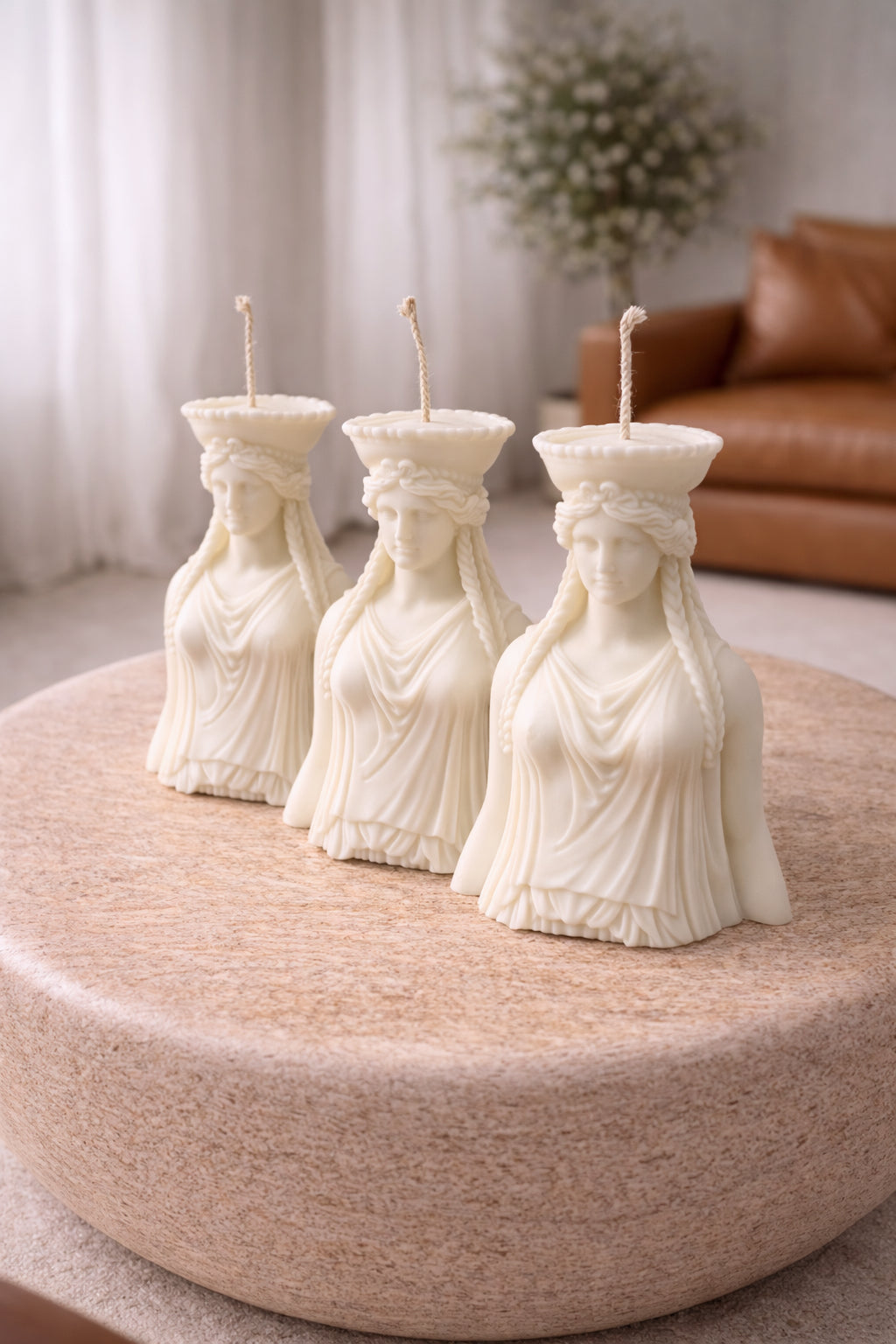 Caryatid Statue Candle