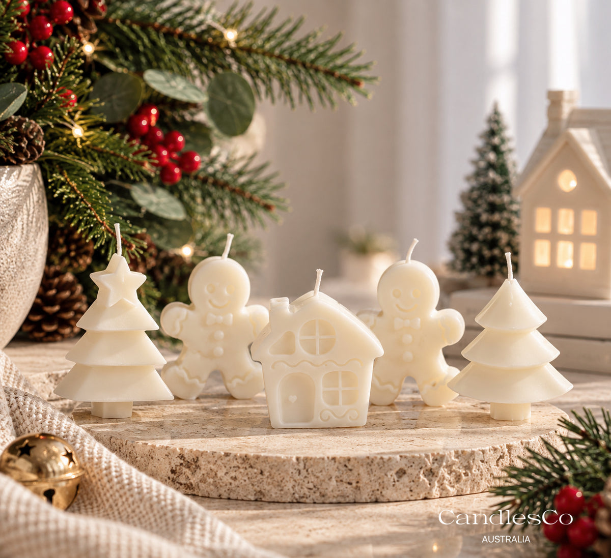 Gingerbread Cottage Candle