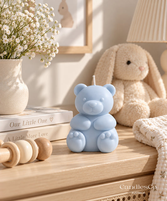 Teddy Bear Sculptural Candle
