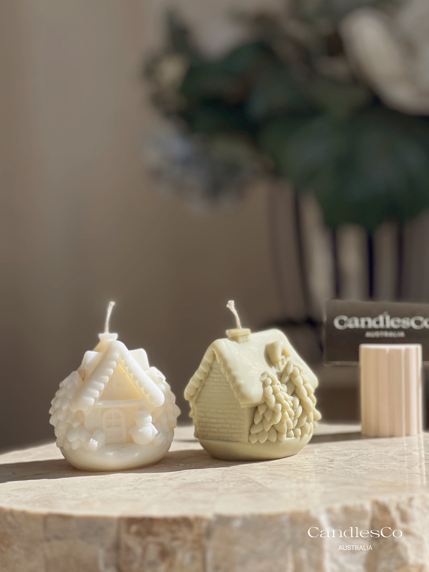 Christmas House Candle