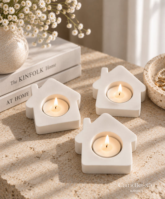 House Tealight Candle Holder | Handmade Home Candle Holder