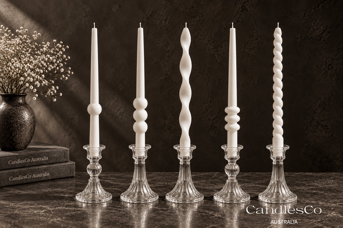 Decorative Taper Candles – Handmade Soy Wax Dinner Candles | Wedding & Table Décor