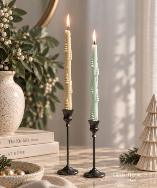 Christmas Tree Taper Candle