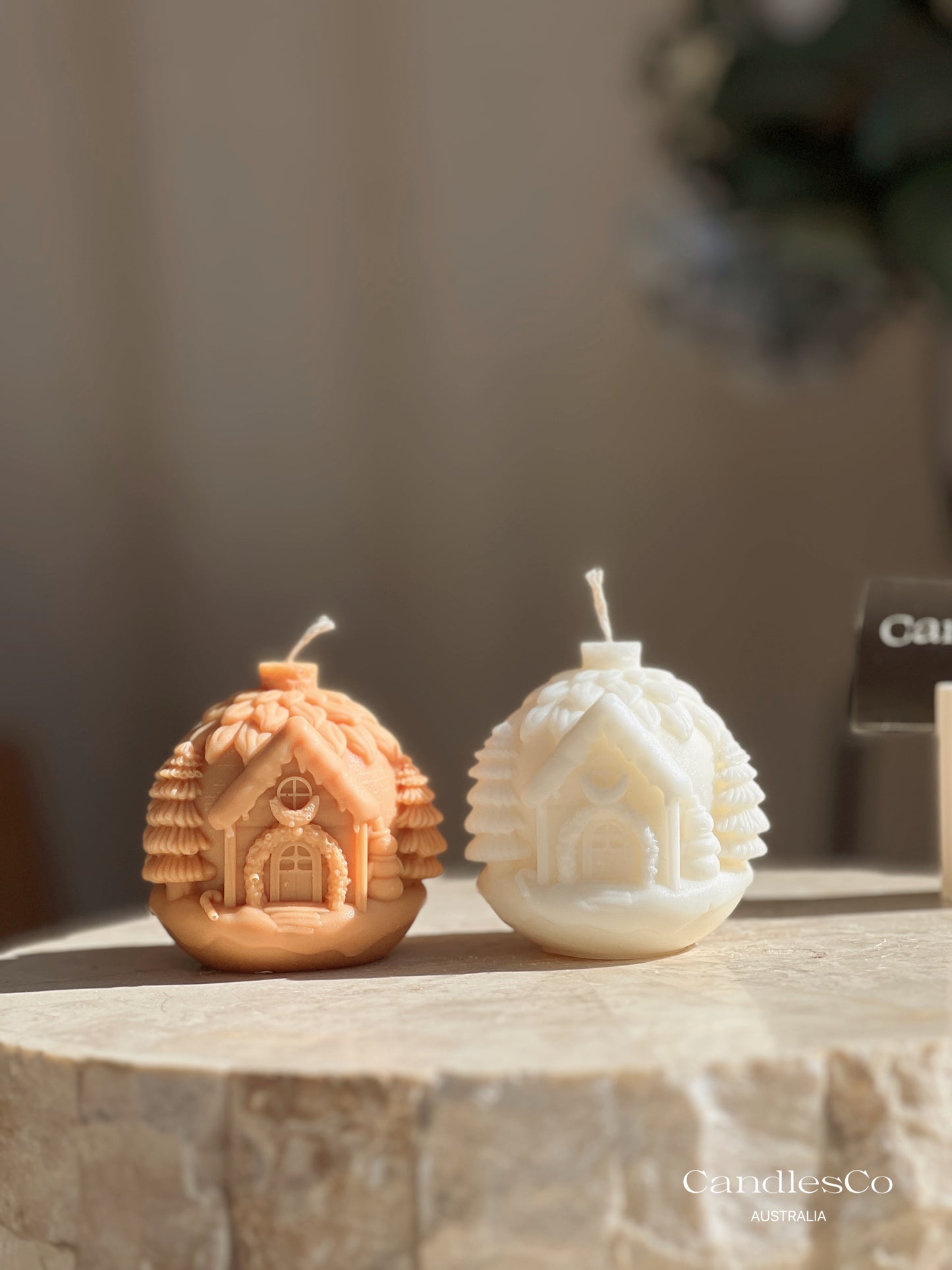 Gingerbread House Candle