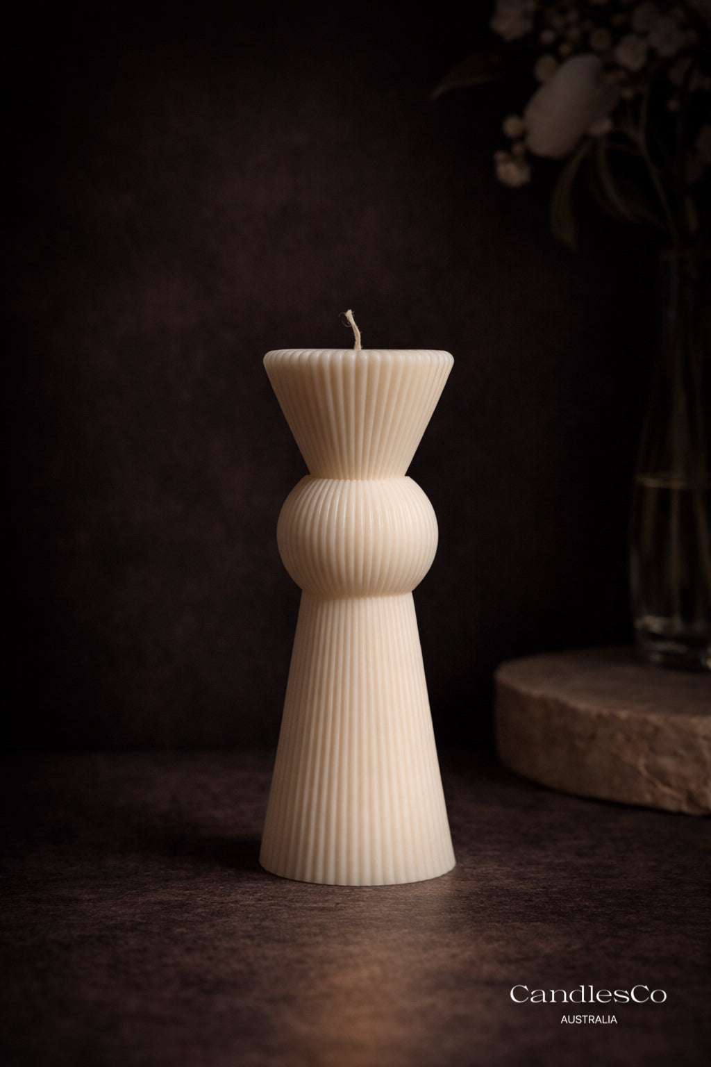 Atelier Fluted Sculpt Candle