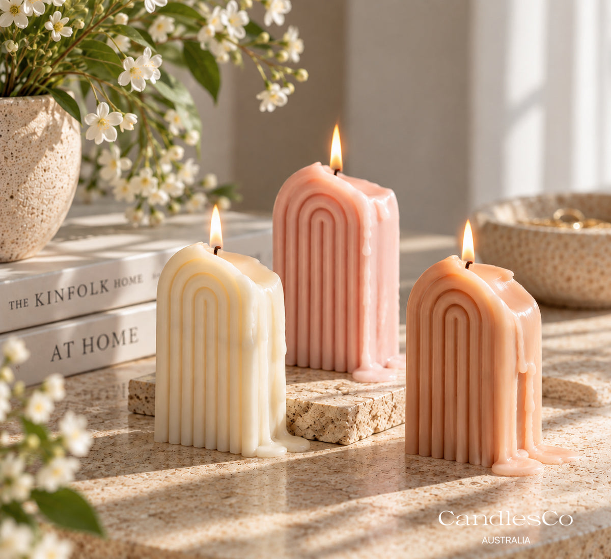 Arch Pillar Candle – Handmade Sculptural Soy Candle