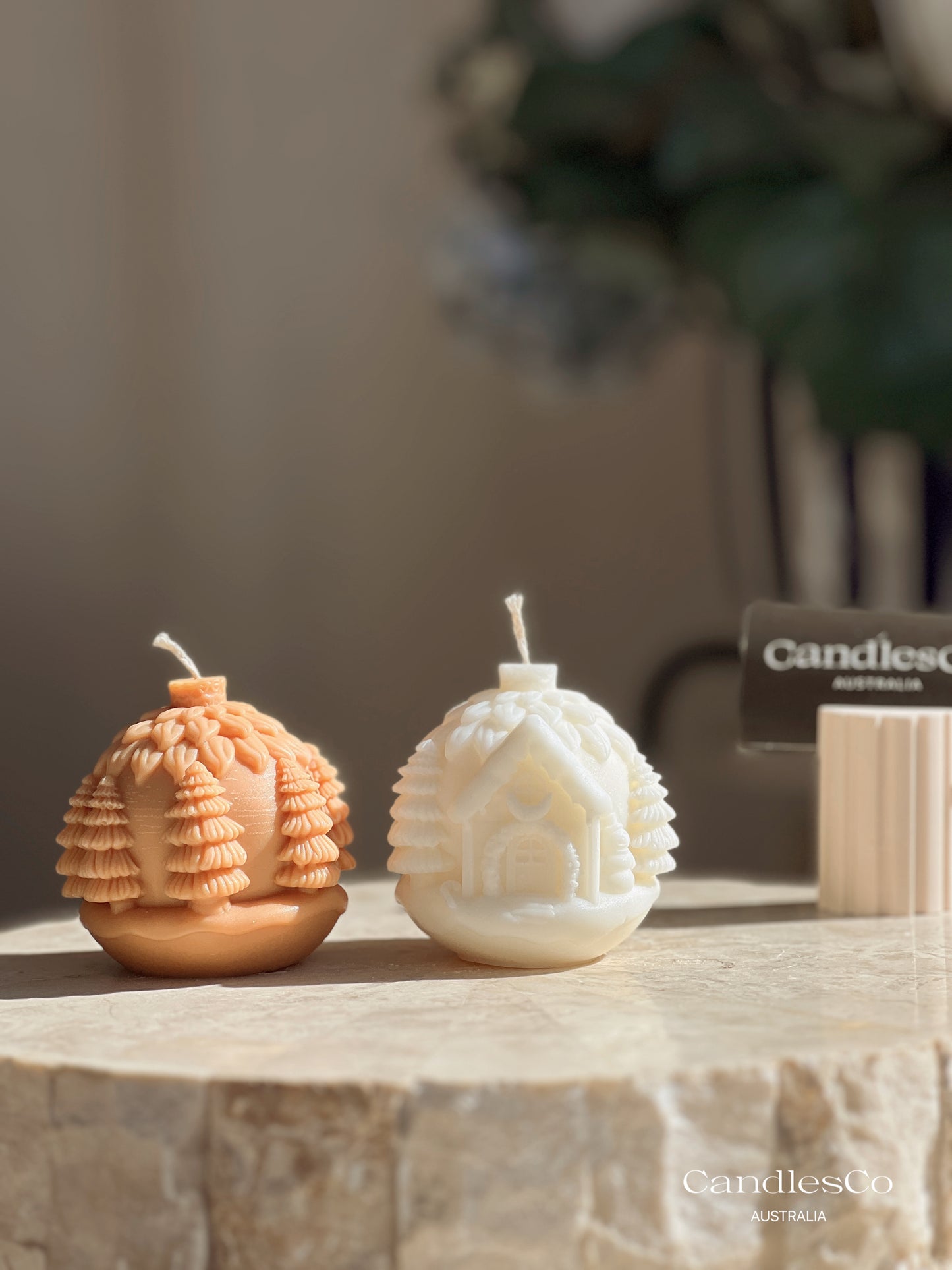 Gingerbread House Candle