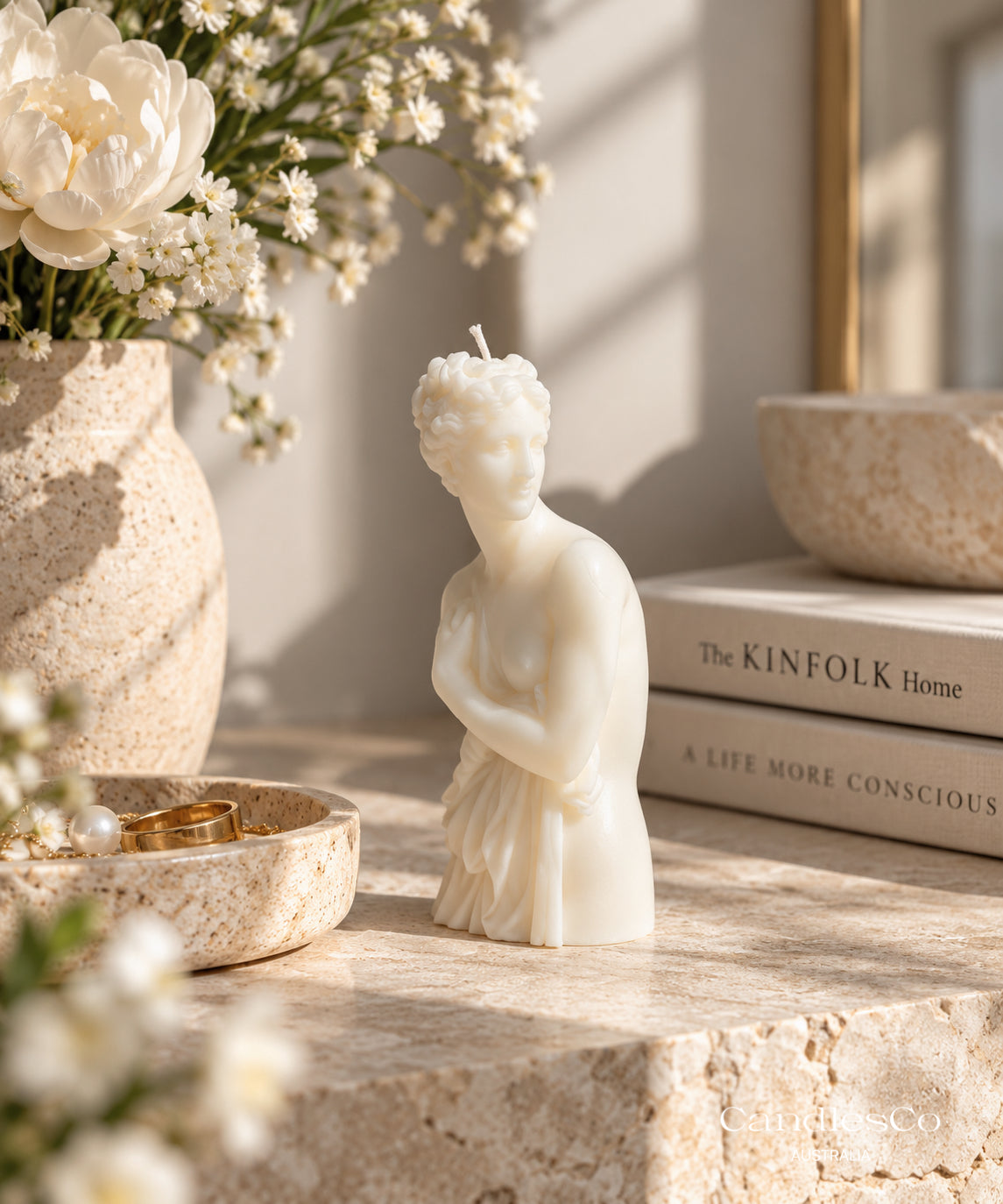 Venus Goddess Sculptural Candle