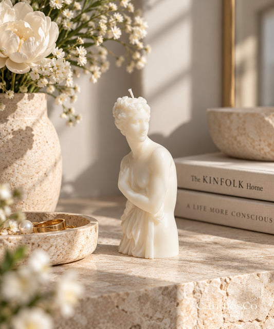 Venus Goddess Sculptural Candle
