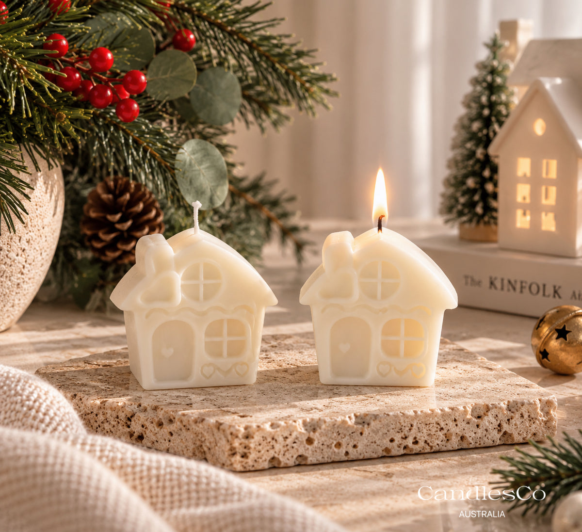 Gingerbread Cottage Candle