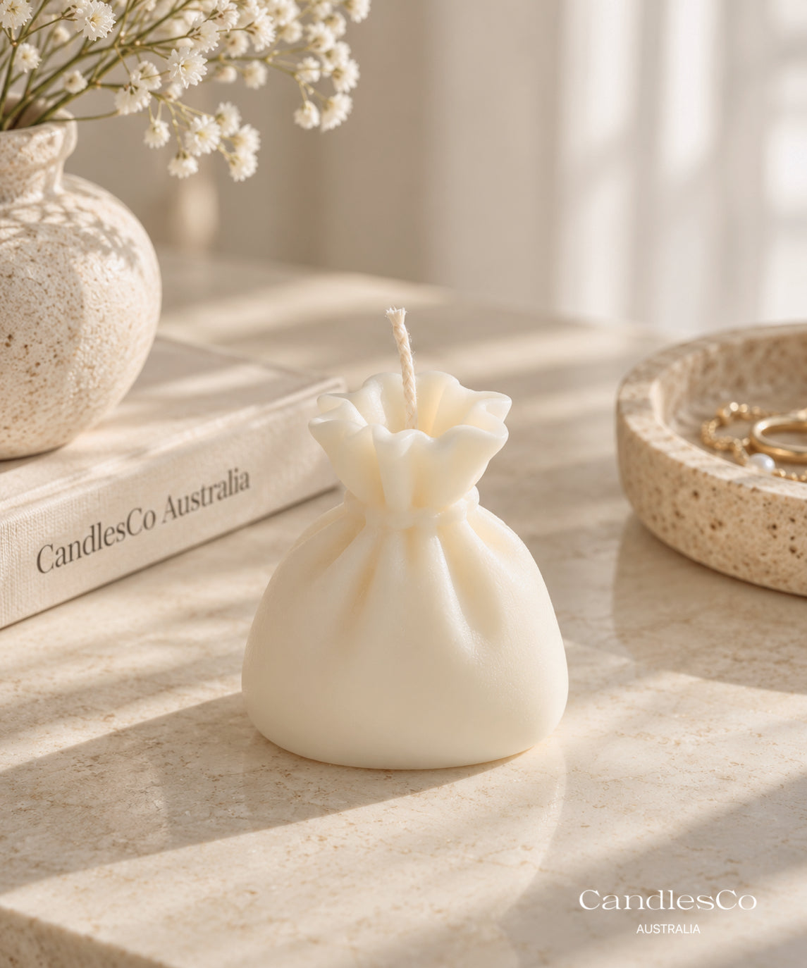 Santa Sack Candle – Handmade Soy Christmas Candle