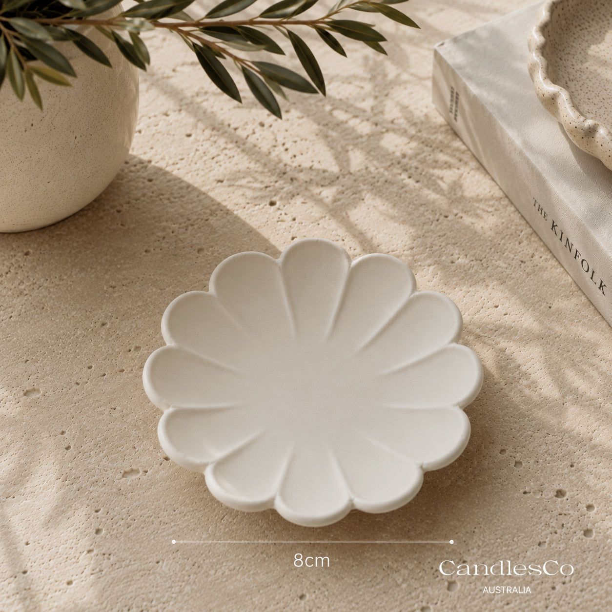 Daisy Flower Trinket Dish