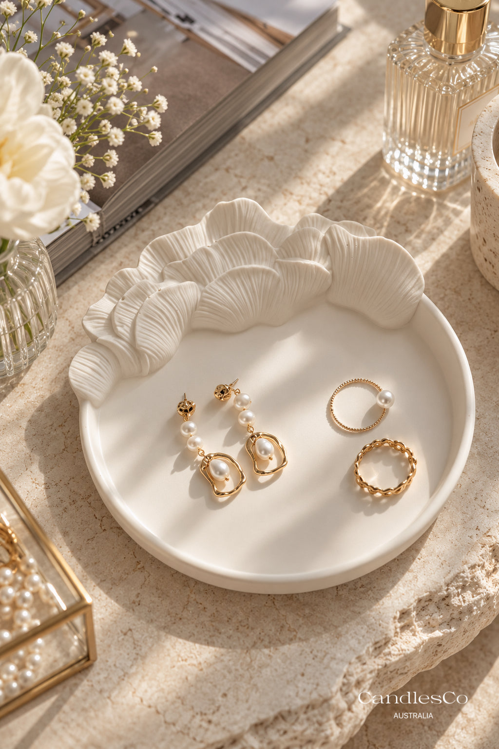 Ginkgo Leaf Trinket Tray – Jewellery & Keepsake Dish