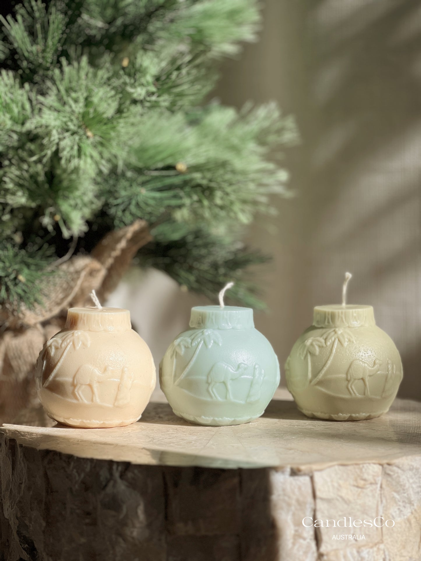 Christmas Nativity Bauble Candle