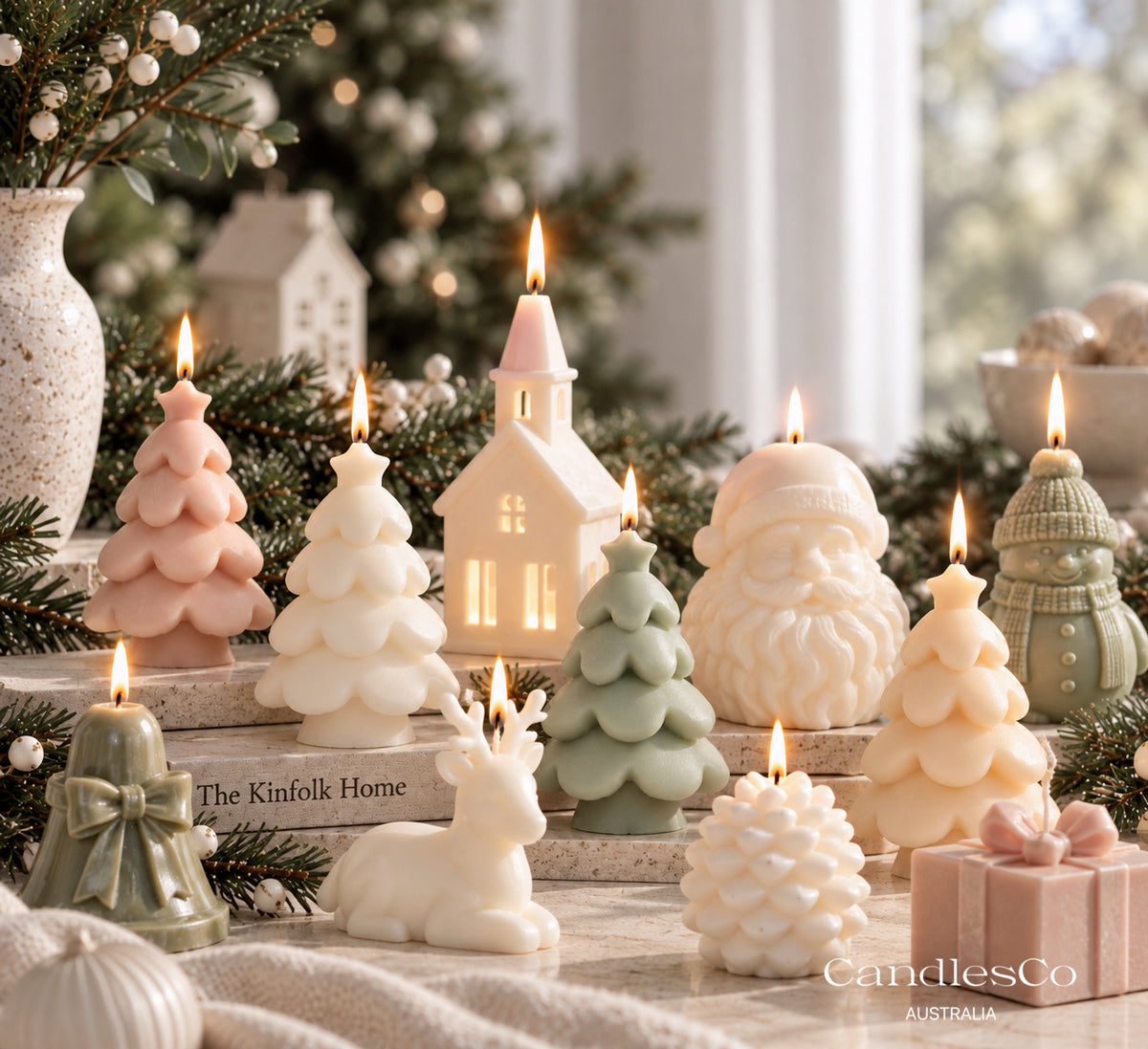 Winter Whisper Tree Candle
