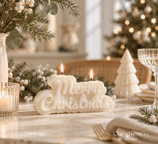 Merry Christmas Candle