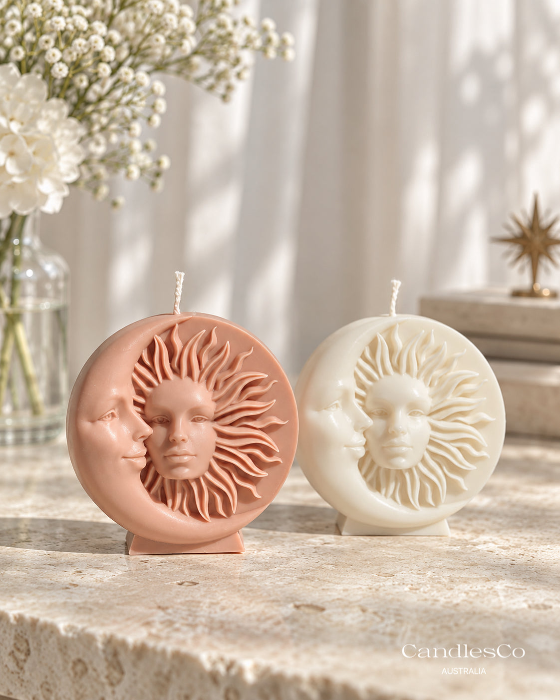 Moon and Sun Candle