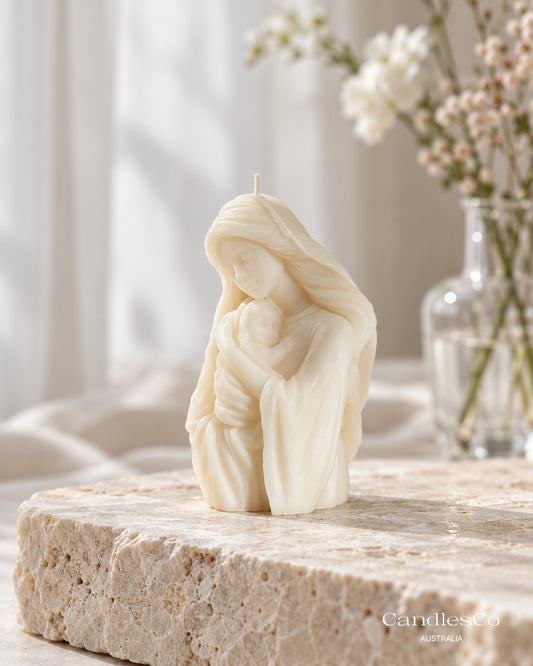 Mother & Baby Candle – Handmade Sculptural Soy Wax Candle