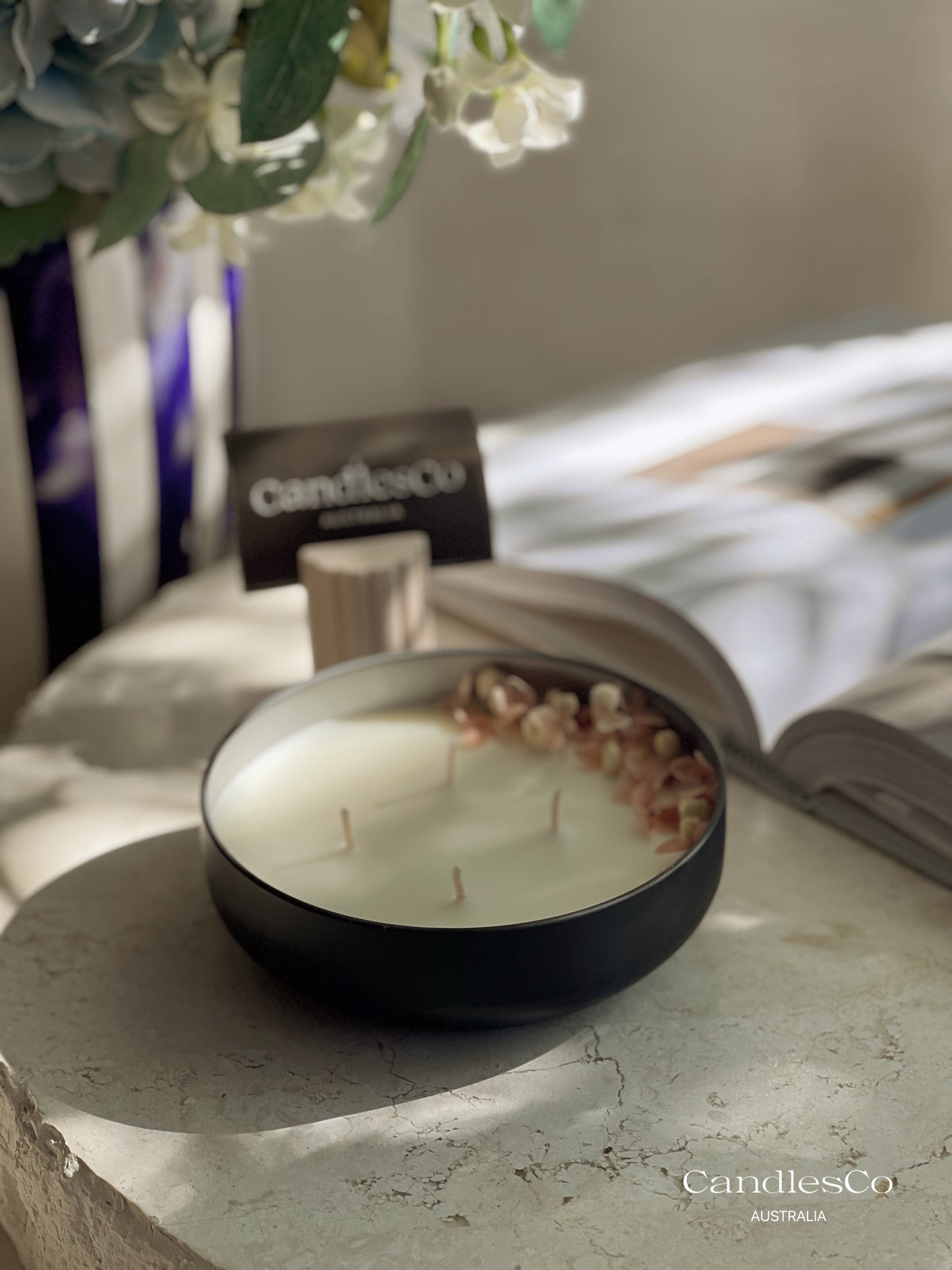 Floral Tin Candle