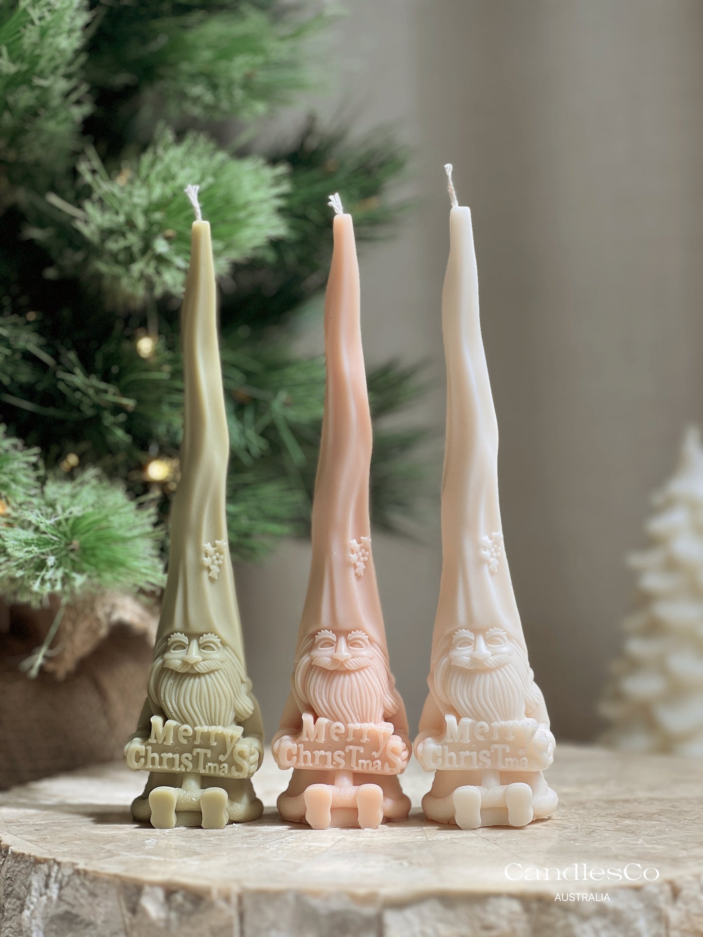 Christmas Gnome Candle