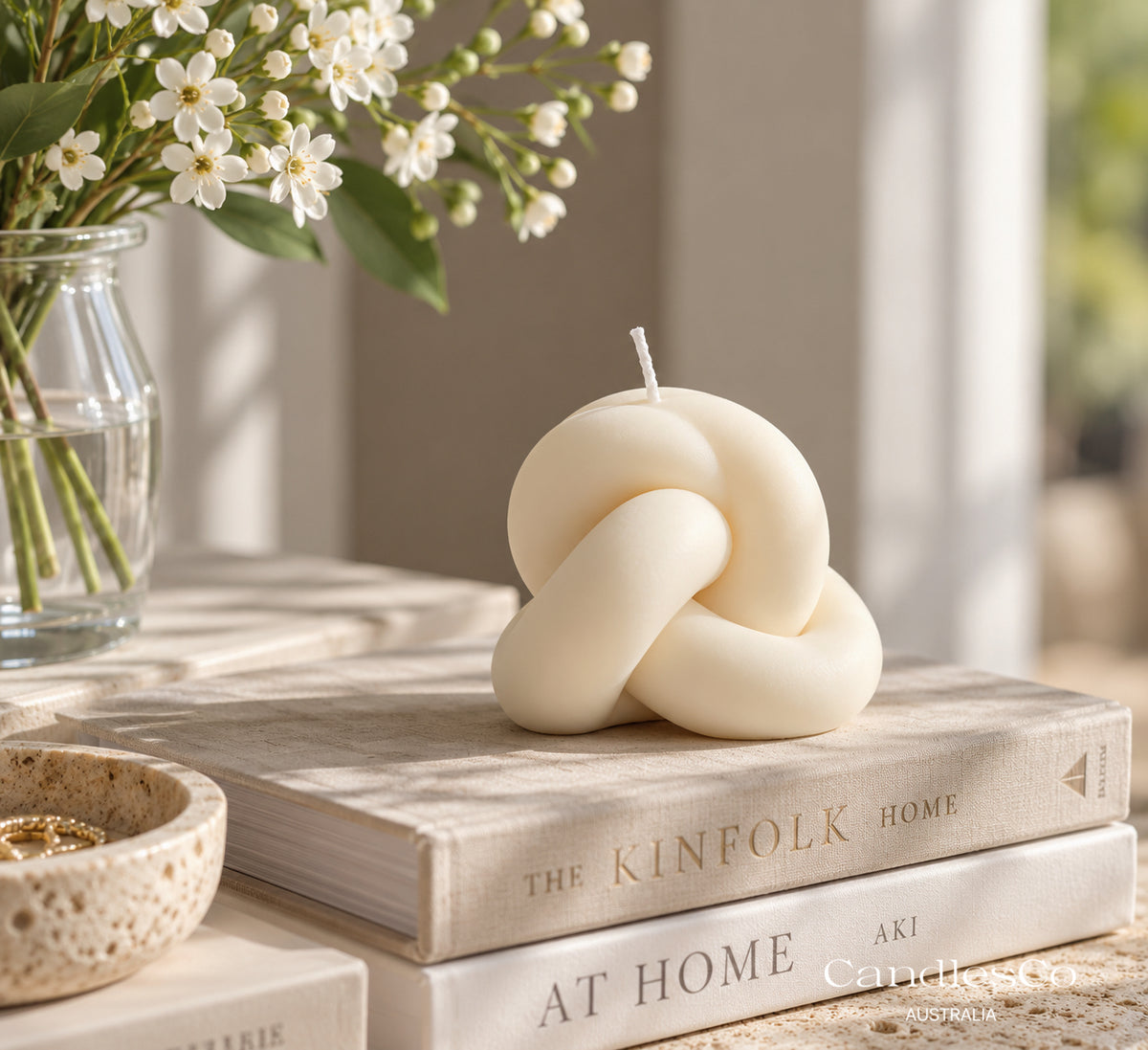 Knot Candle – Handmade Sculptural Soy Wax Candle