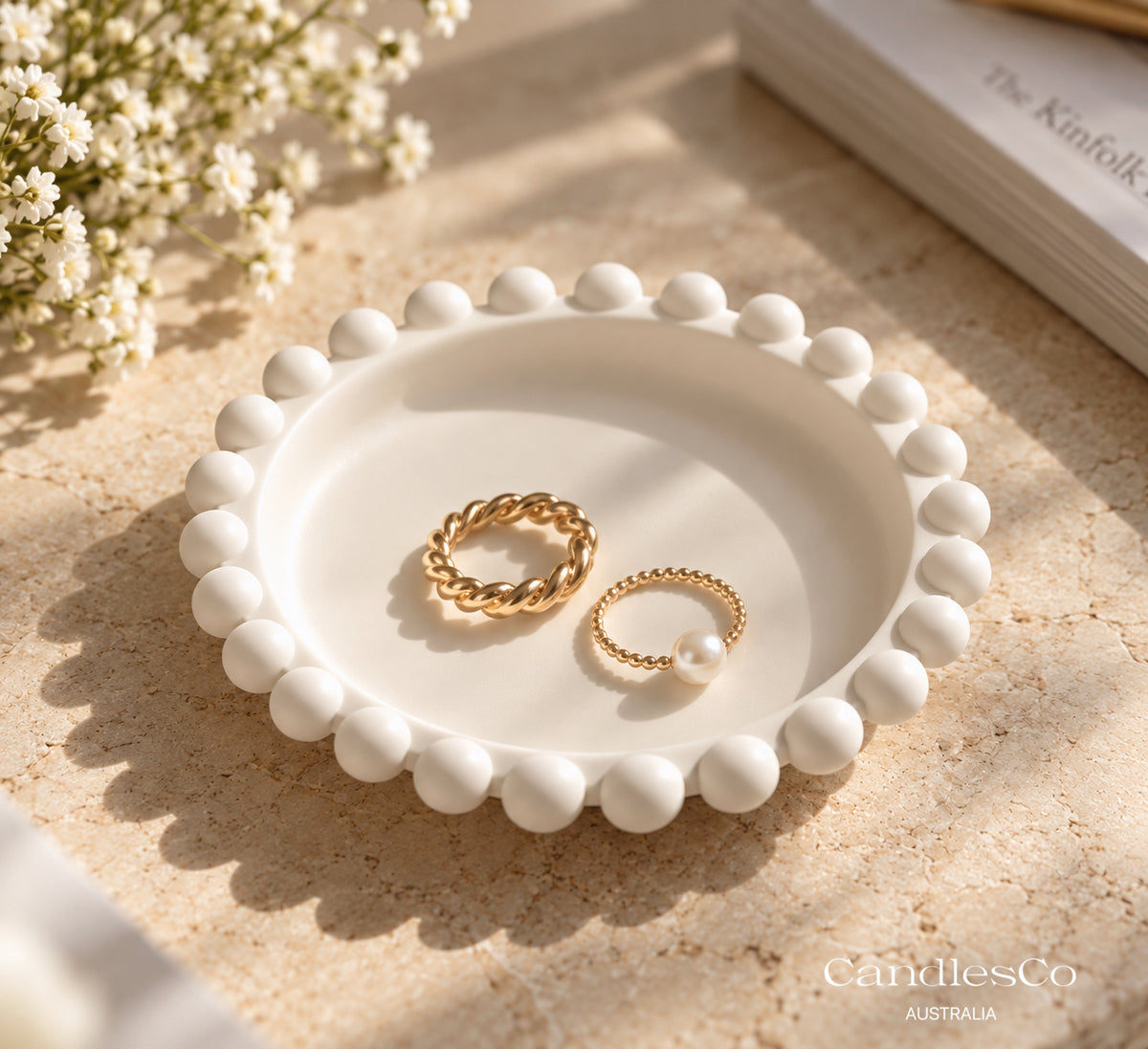 Beaded Trinket Tray – Jewellery & Keepsake Dish