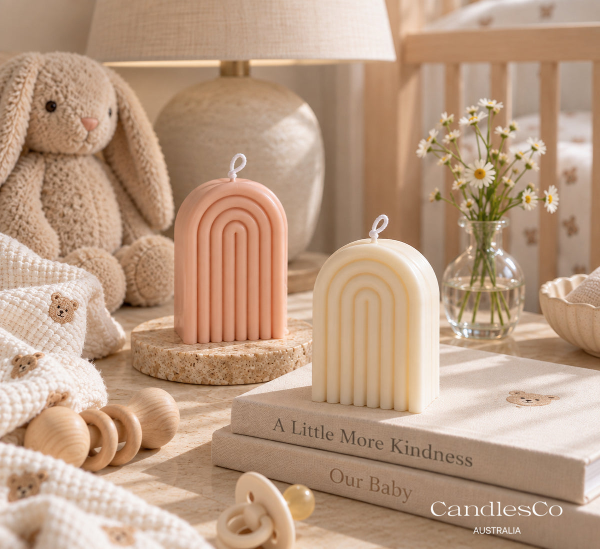 Arch Pillar Candle – Handmade Sculptural Soy Candle