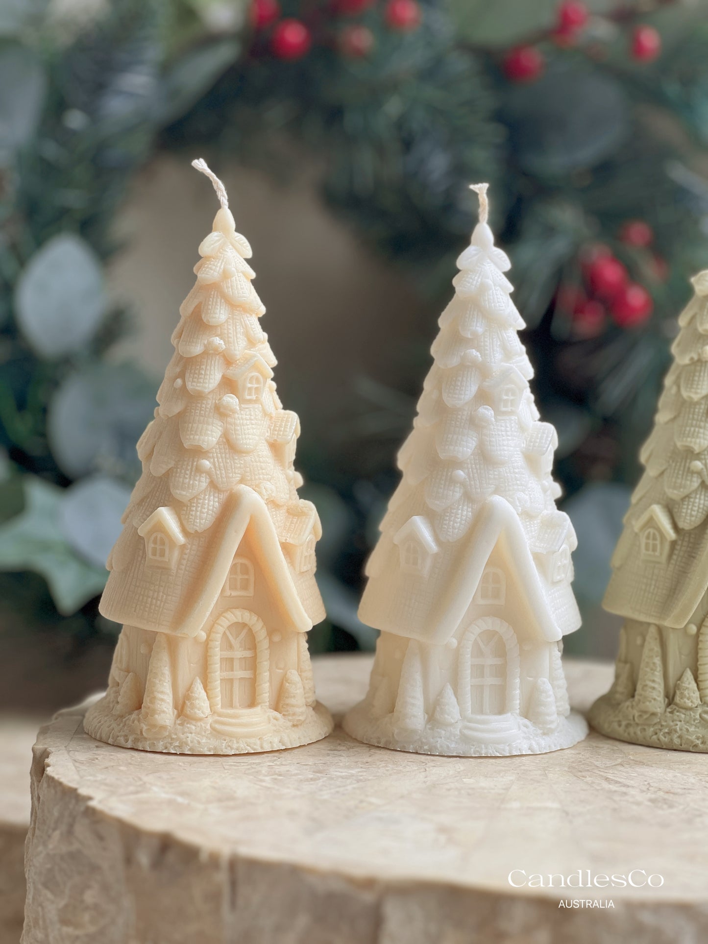 Winter Cottage Candle