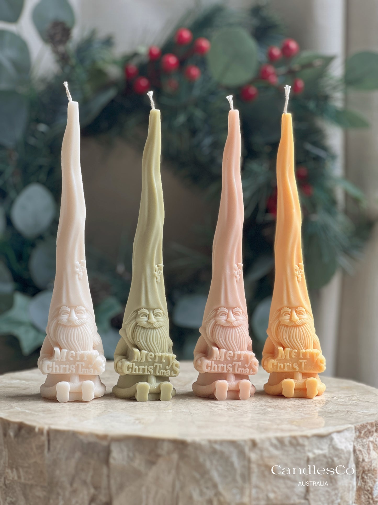 Christmas Gnome Candle