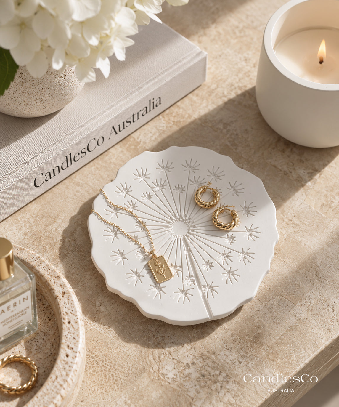 Dandelion Trinket Tray | Handmade Jewellery Dish