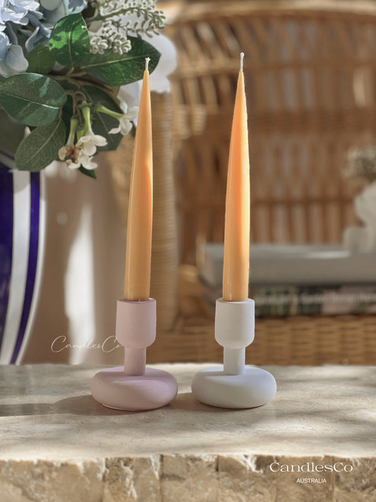Sculpted Light Bases Candlestick Holder