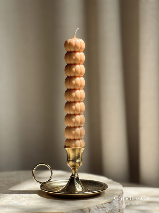 Pumpkin Taper Candle