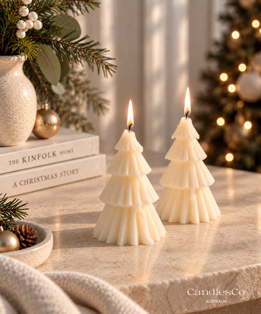 Sweeping Christmas Tree Candle