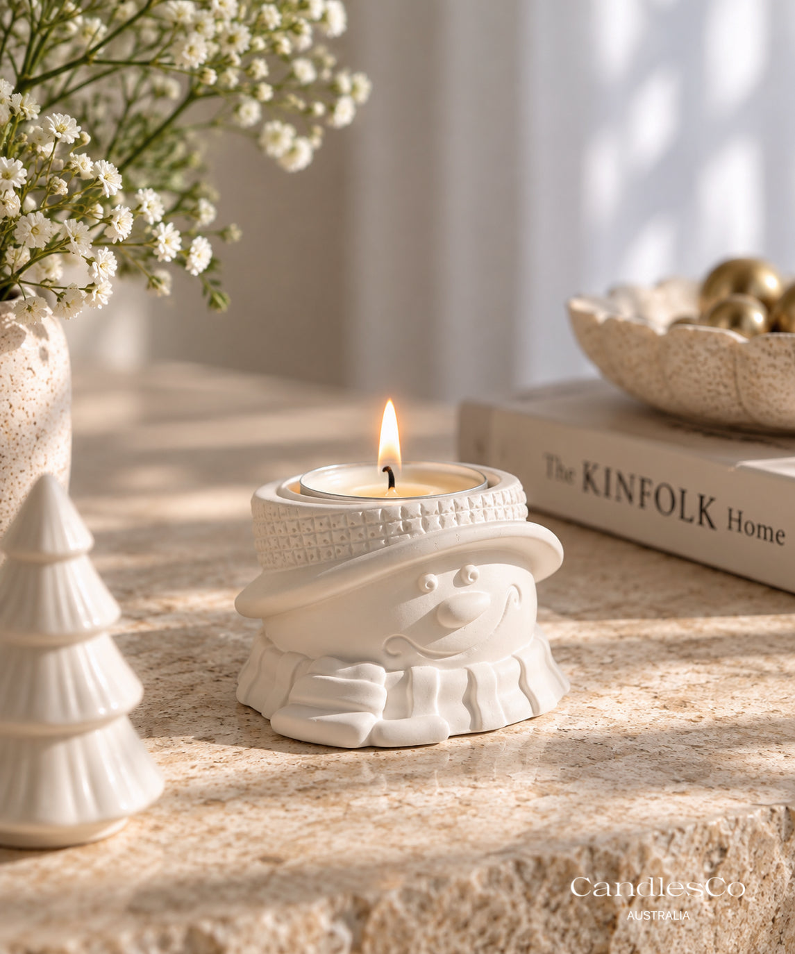 Snowmen Tea light Holder
