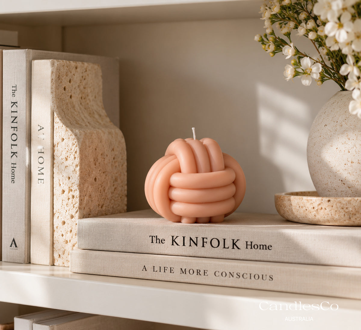 Chunky Knot Ball Candle