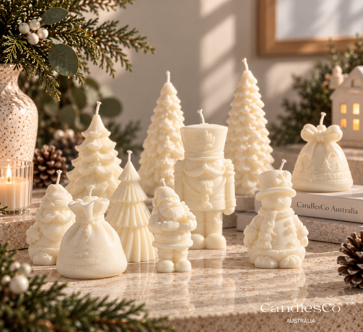Snowman Candle – Handmade Soy Christmas Candle