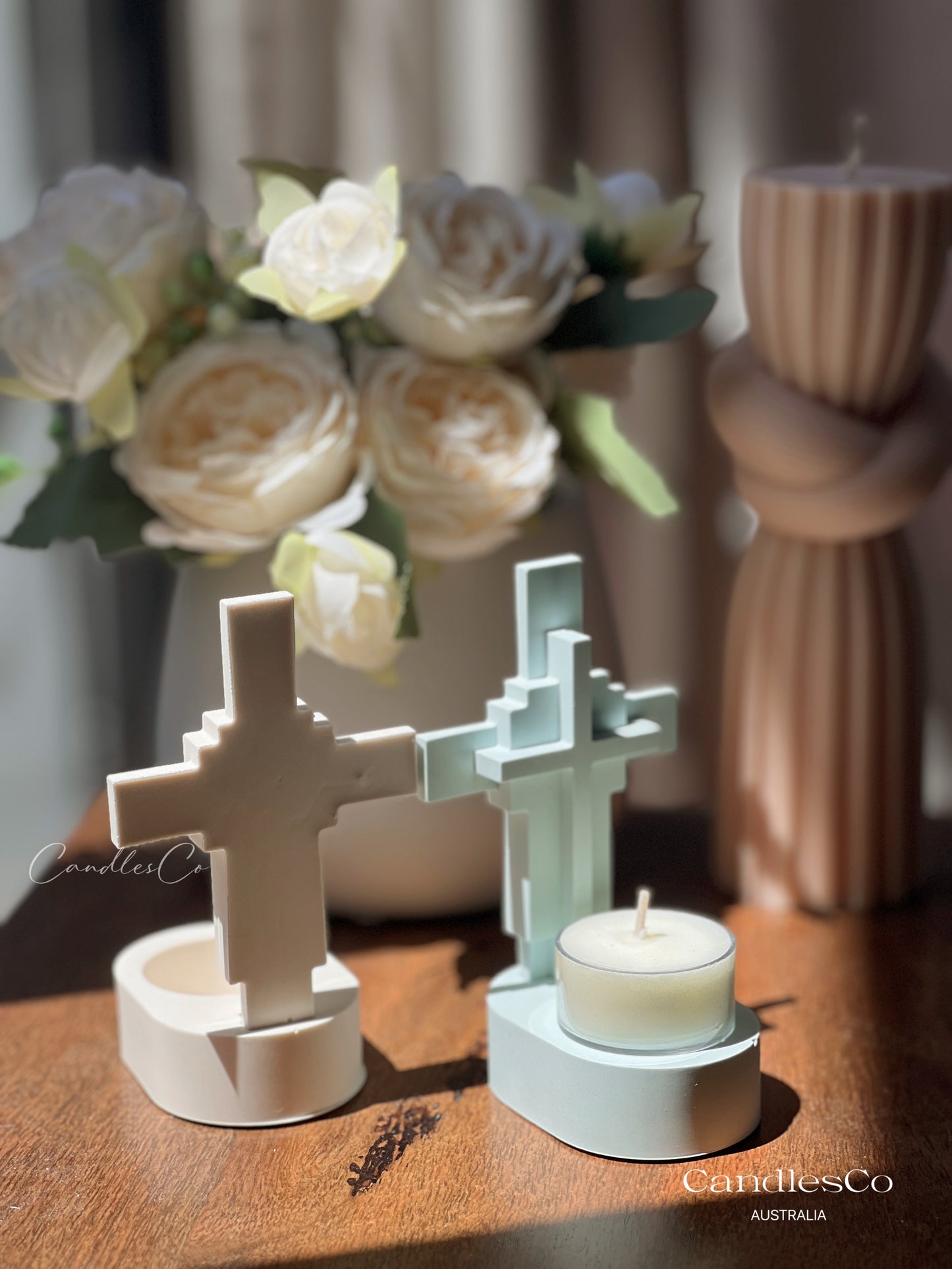 Cross Tealight Holder