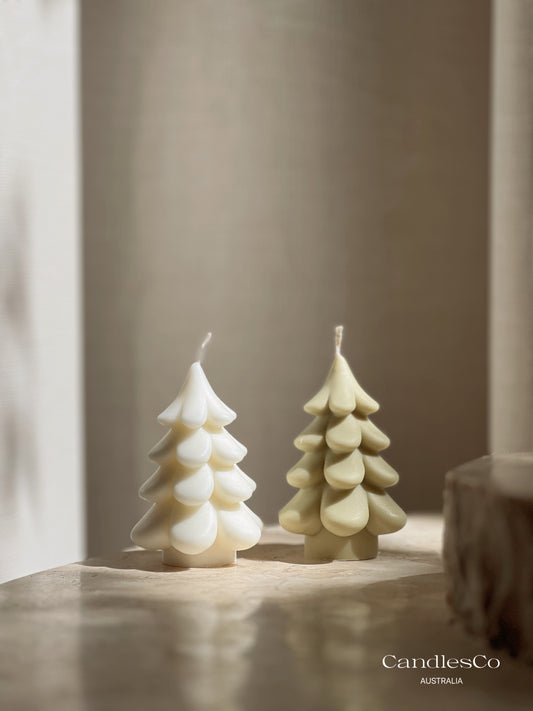 Snowdrop Tree Candle