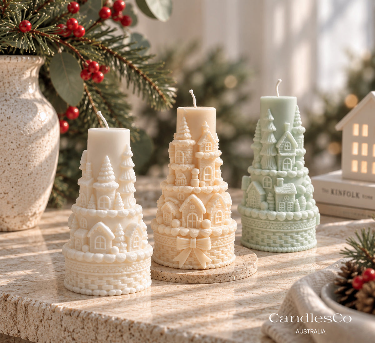 Christmas Castle Candle