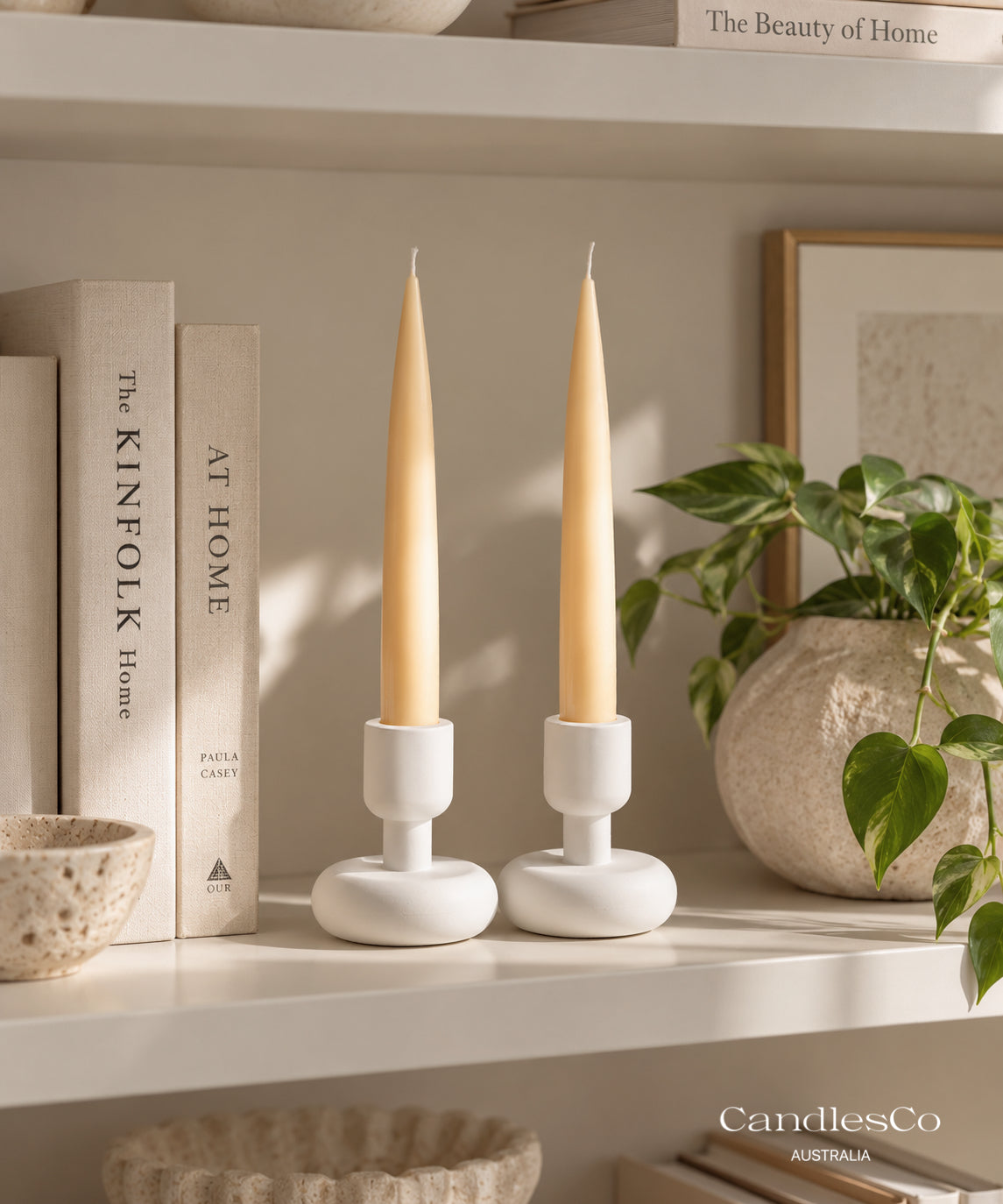 Sculpted Light Bases Candlestick Holder