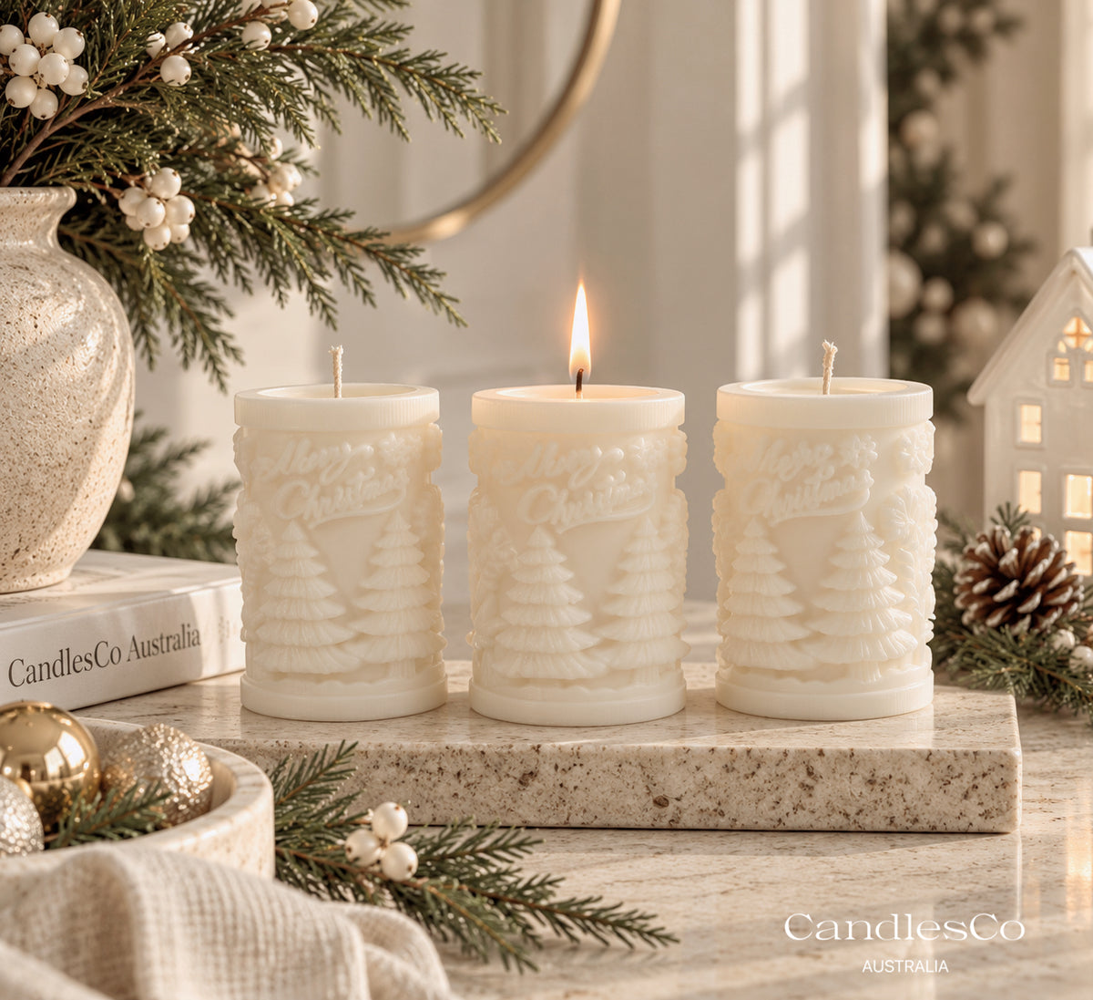 Christmas Forest Candle – Merry Christmas Soy Candle