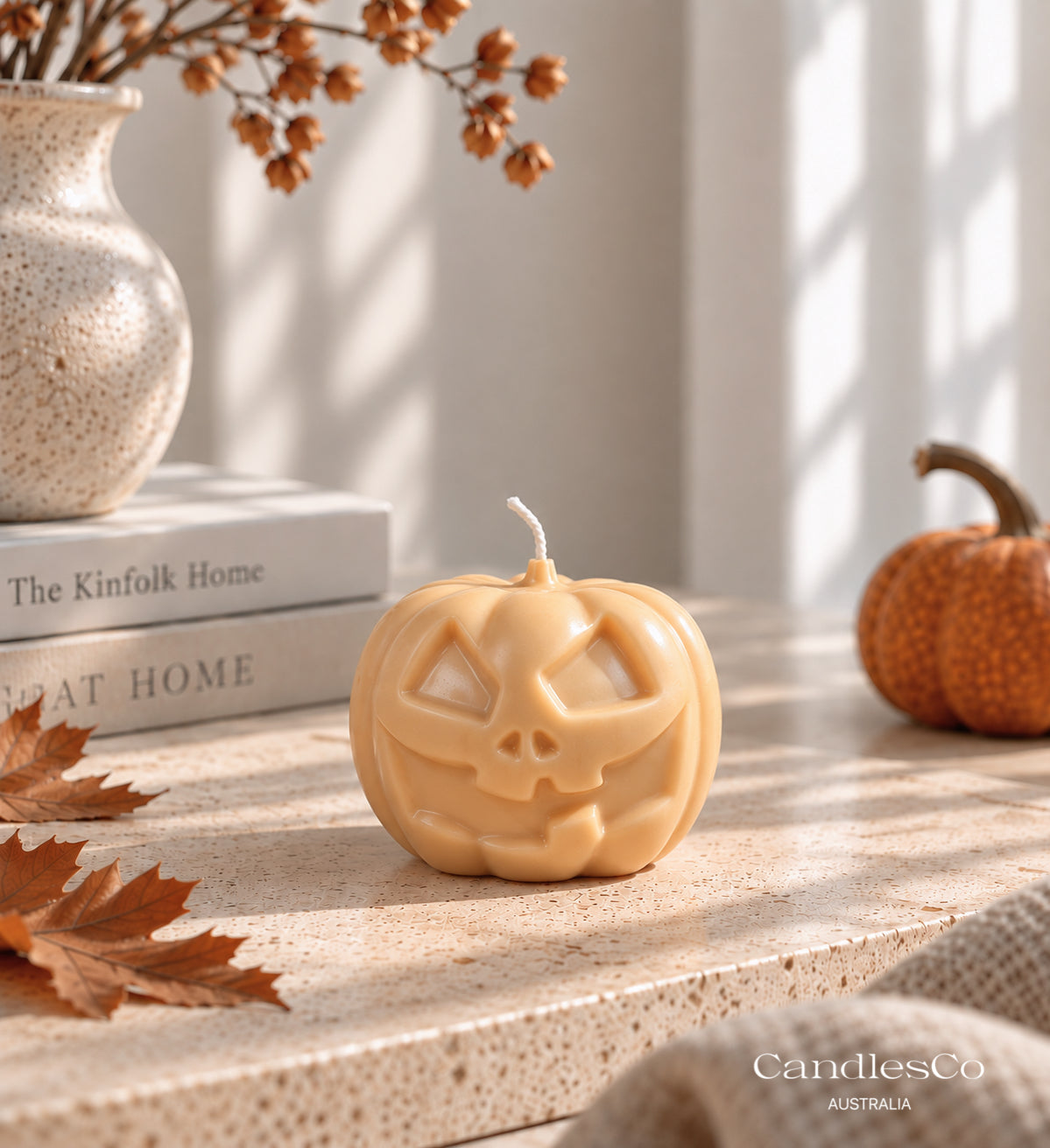 Small Pumpkin Candle