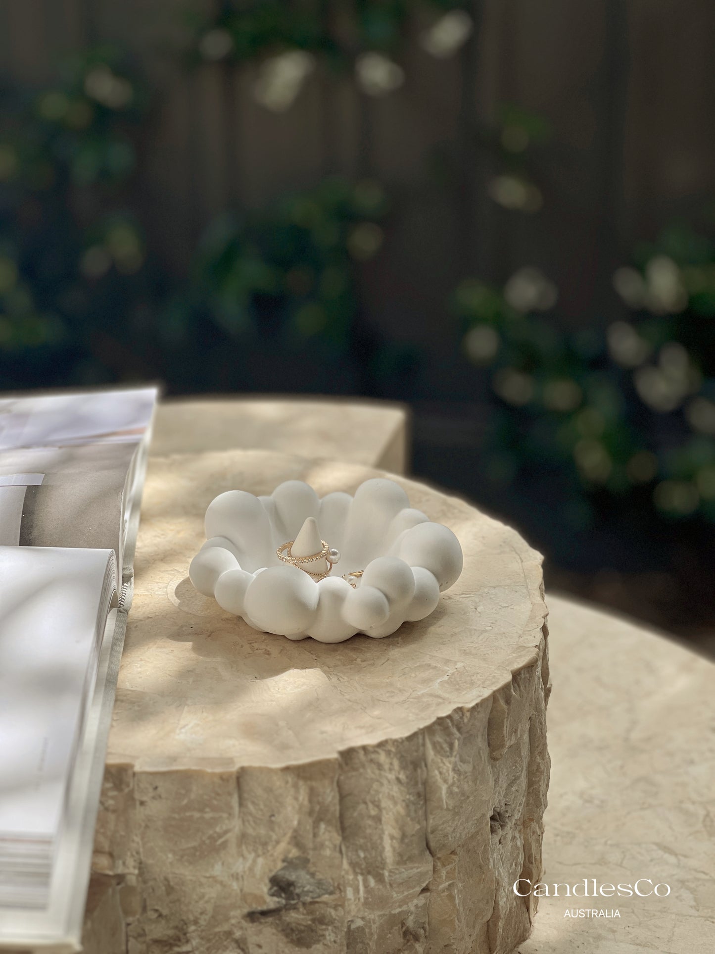 Cloud Pebble Trinket Dish