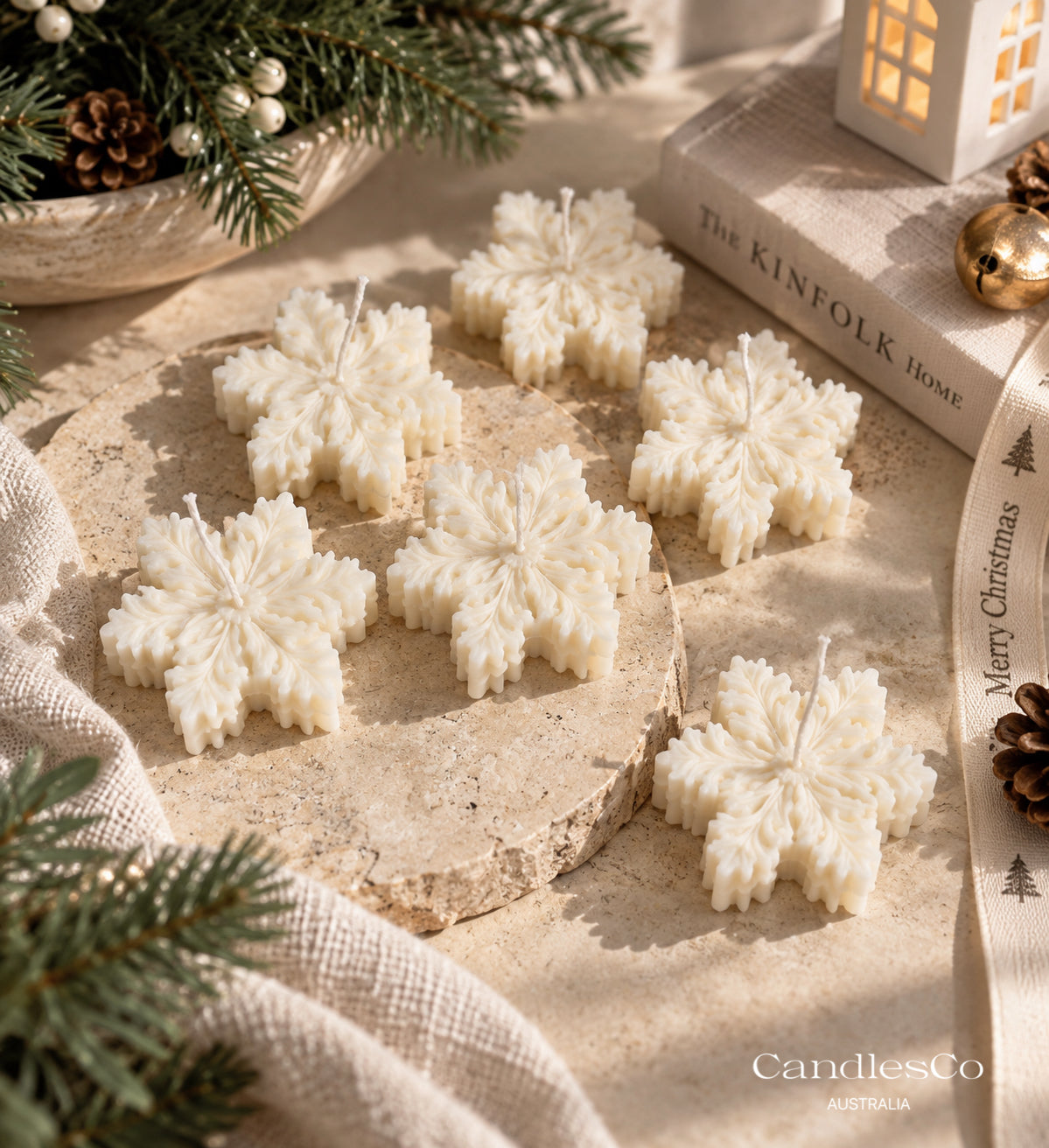 Snowflake Candle
