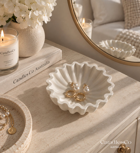 Ruffle Trinket Bowl | Handmade Jewellery Dish