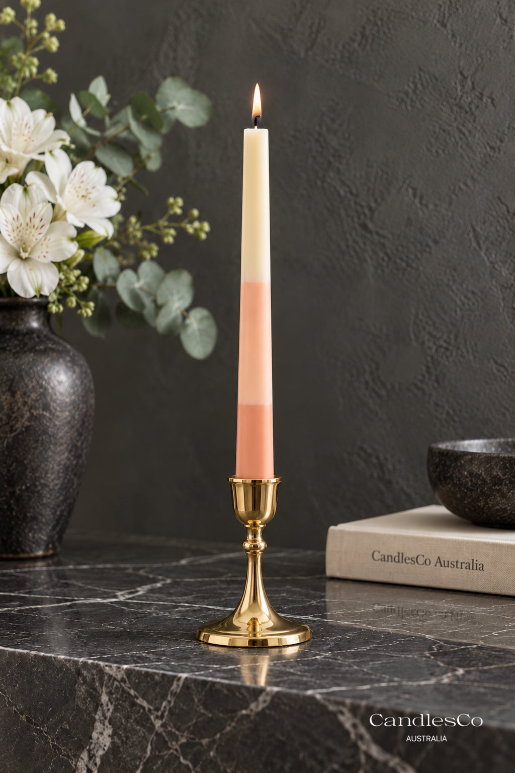 Ombré Taper Candle
