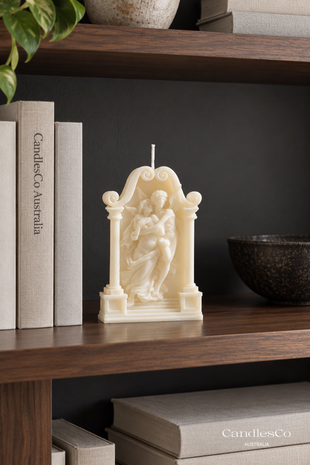 Romantic Lovers Arch Candle – Handmade Couple Sculptural Soy Candle | Wedding & Anniversary Gift