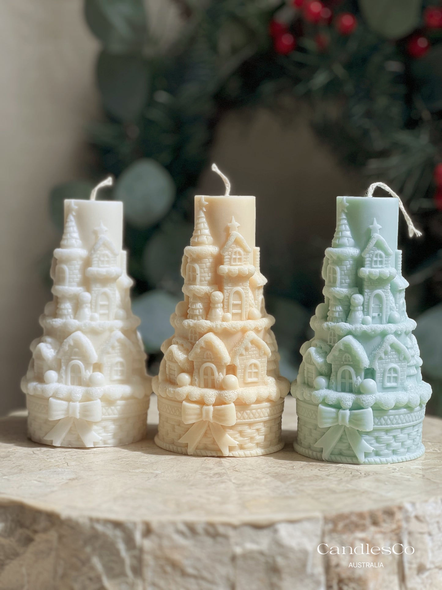Christmas Castle Candle
