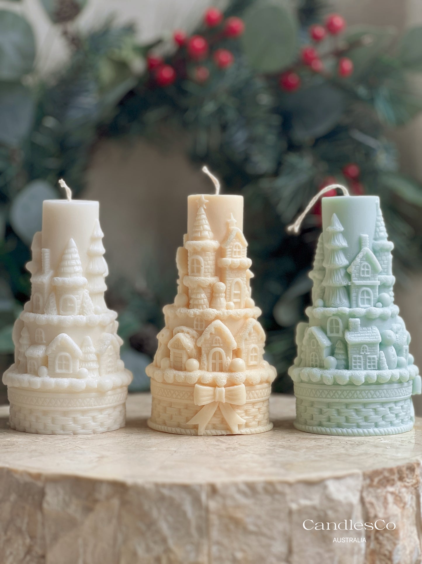 Christmas Castle Candle