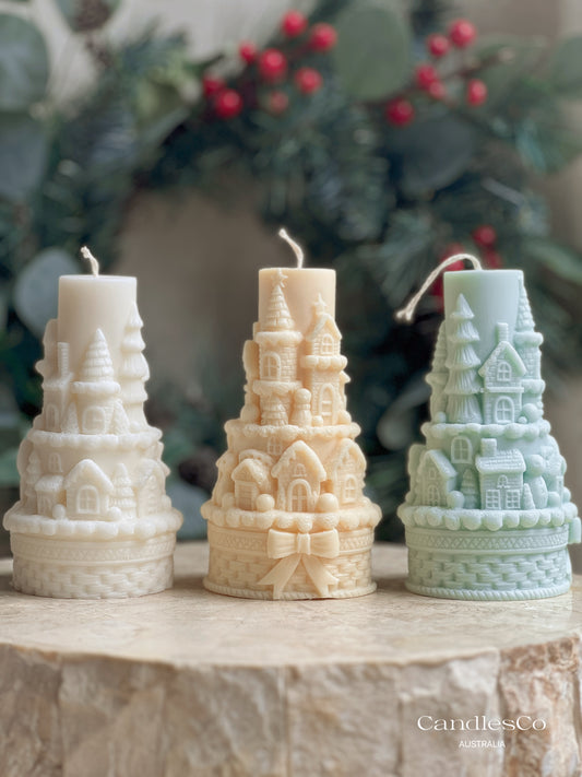Christmas Castle Candle